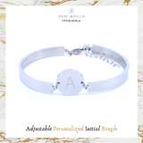 Gwyneth Initial Bangle